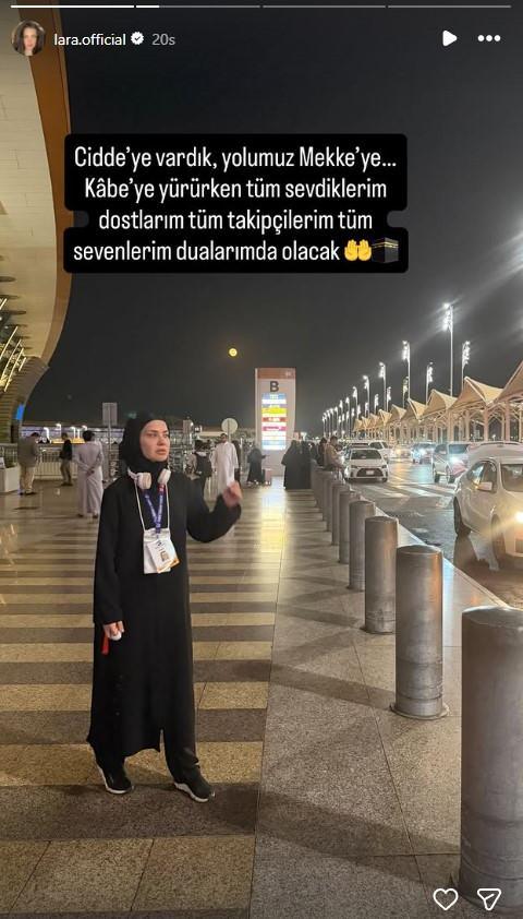 Şarkıcı Lara Umre