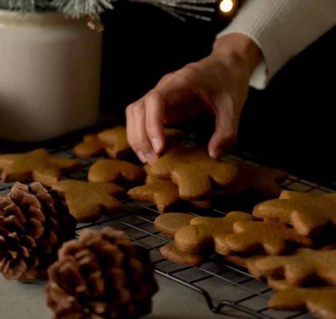 Şekersiz tarçınlı zencefilli kurabiye 