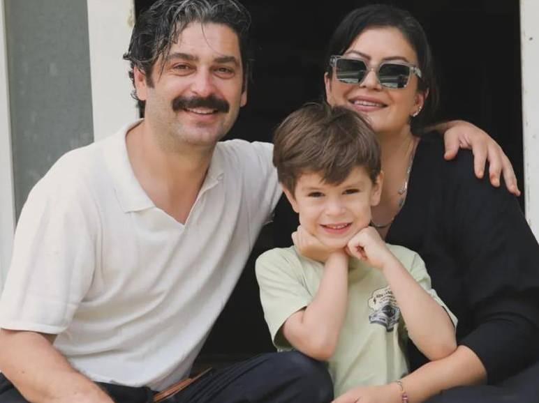 Ozan Akbaba eşi Buket Akbaba ve oğulları