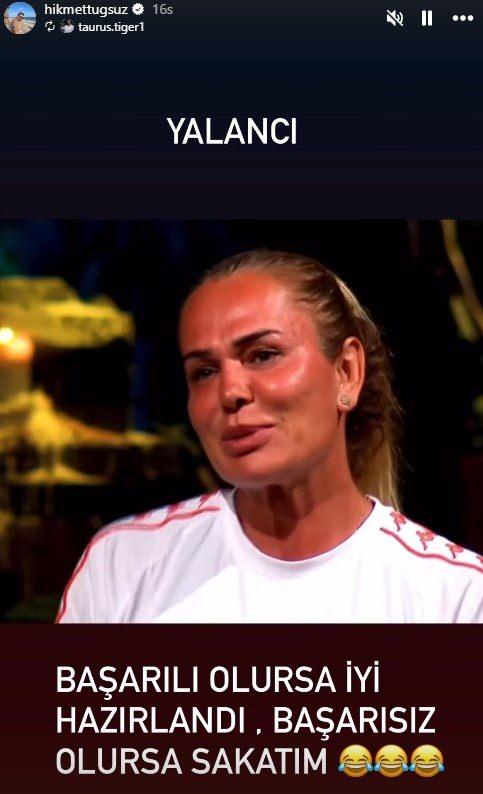 Hikmet Tuğsuz instagram hikayesi