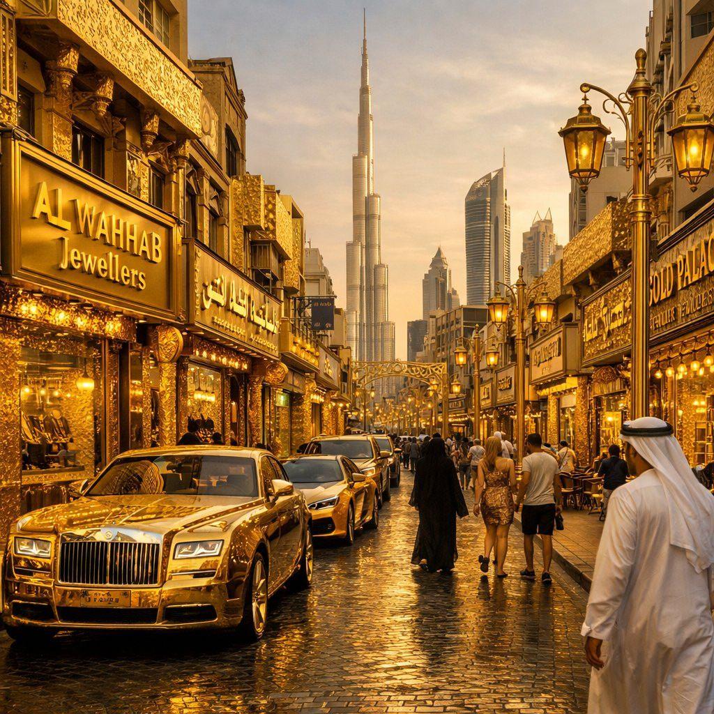 Yapay zeka ile hazırlanmış Altın Sokak görseli