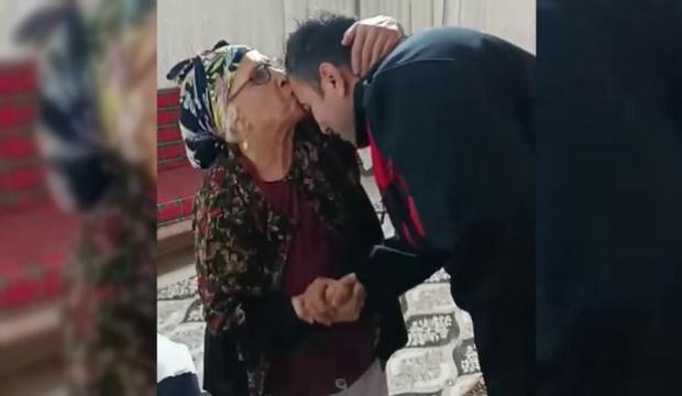 Hatay'da yaşlı kadın aldığı yanıt karşısında itfaiyeciyi alnından &ouml;pt&uuml;