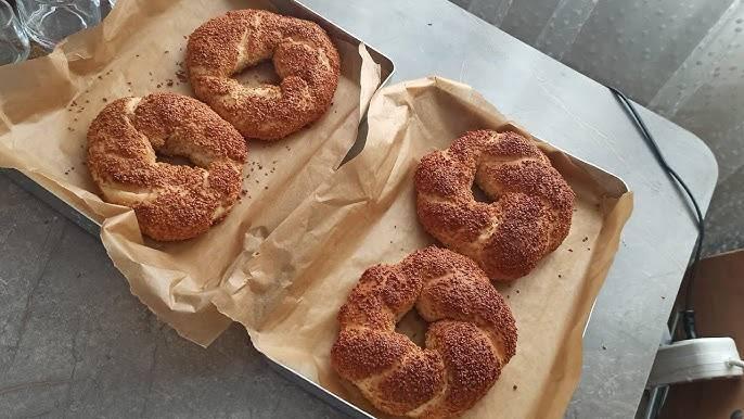 Ev yapımı sütlü simit