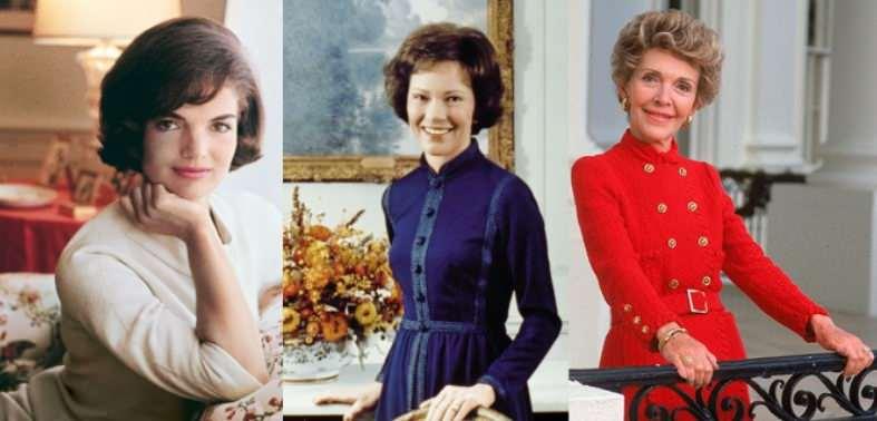 Jacqueline Kennedy, Rosalynn Carter ve Nancy Reagan 