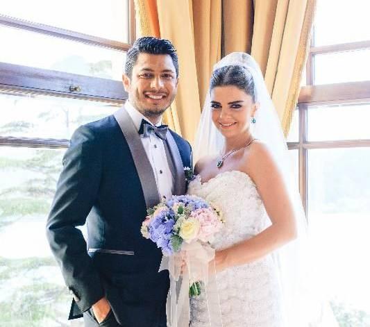 Pelin Karahan ve Bedri Güntayın düğünlerinden bir kare