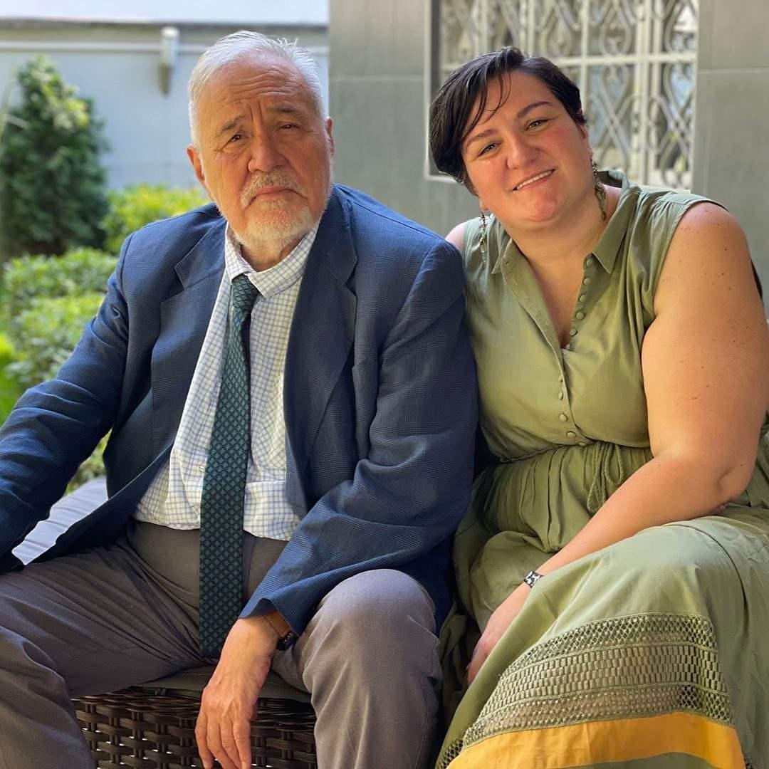 İlber Ortaylı ve kızı
