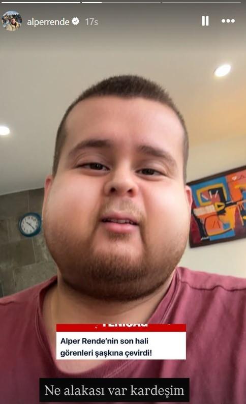 Alper Rende sosyal medya paylaşımı