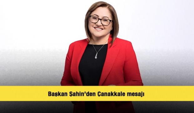 Başkan Şahin'den 18 Mart Şehitleri Anma G&uuml;n&uuml; ve &Ccedil;anakkale Deniz Zaferi mesajı 