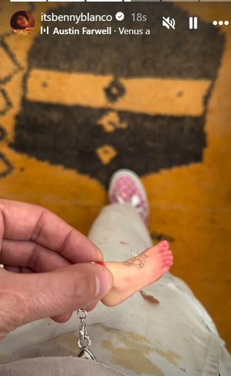 Benny Blanco sosyal medya paylaşımı