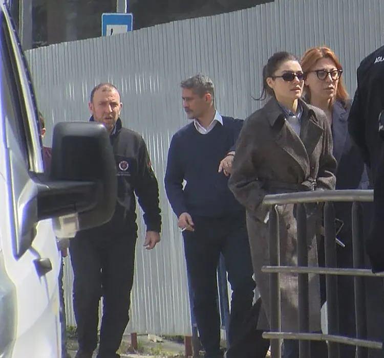 Kan ve saç örnekleri alınması için ATKya götürülen Hande Erçel