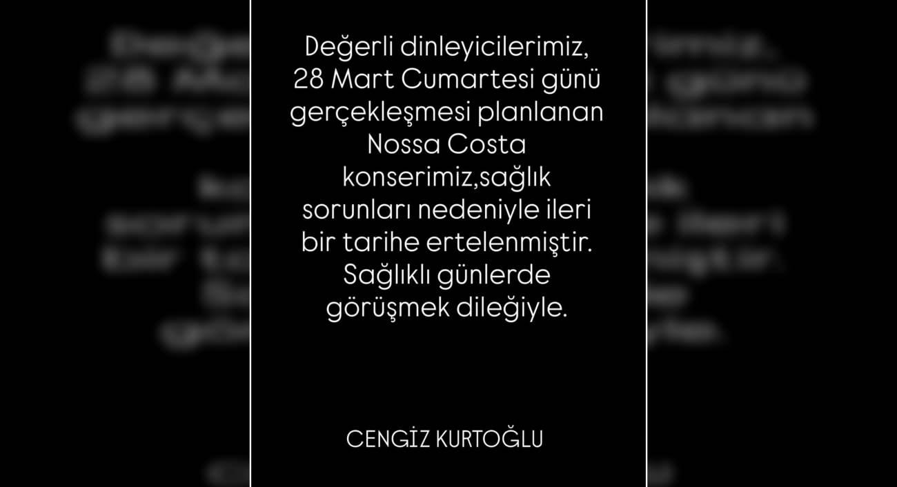 Cengiz Kurtoğlunun hesabından yapılan paylaşım