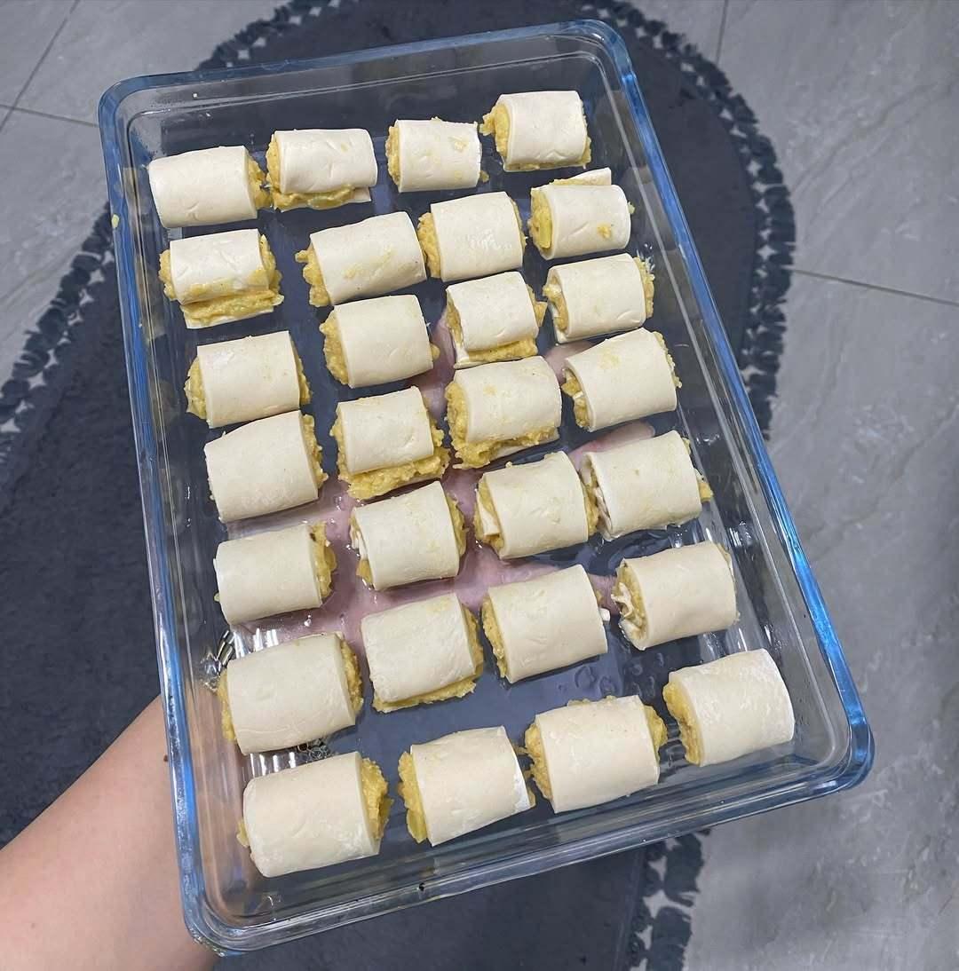 Patatesli milföy mantı yapım aşaması Görsel: mervenin_yemekleri_