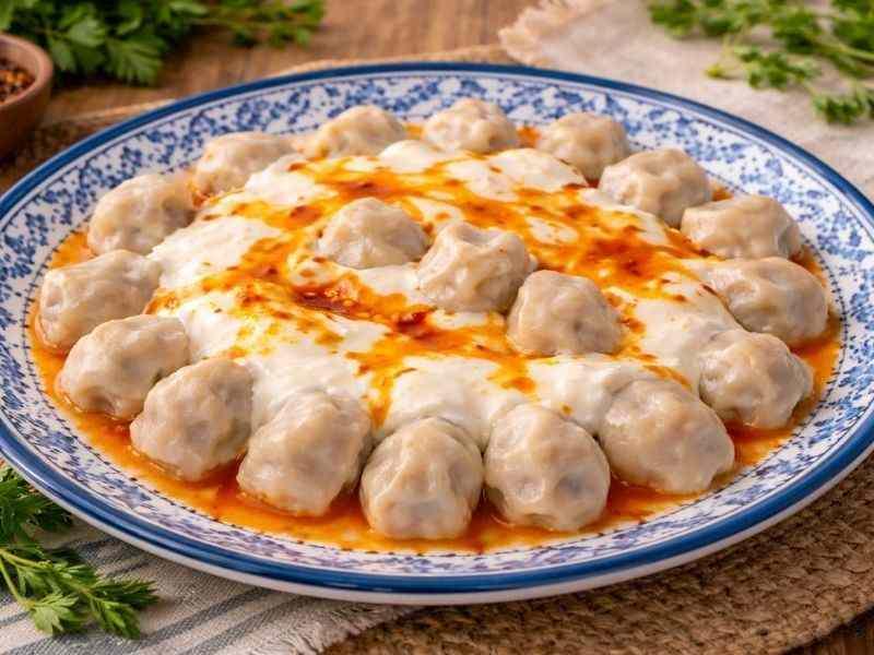 Zahmetsiz mantı tarifi