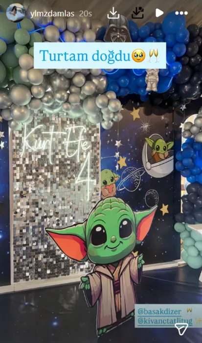 Star Wars temalı parti