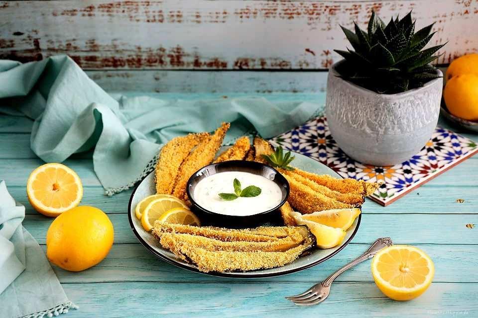 Çıtır yelpaze patlıcan