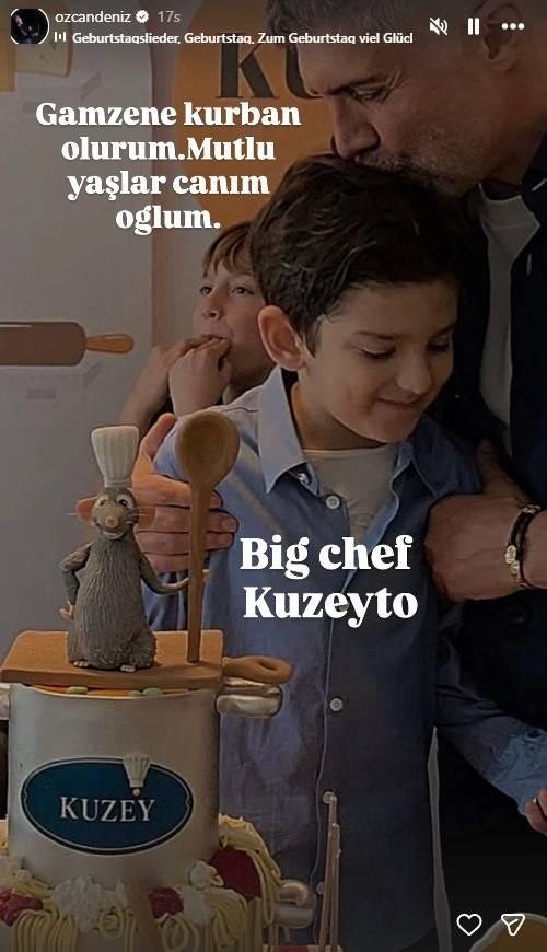 Özcan Denizden oğlu Kuzey