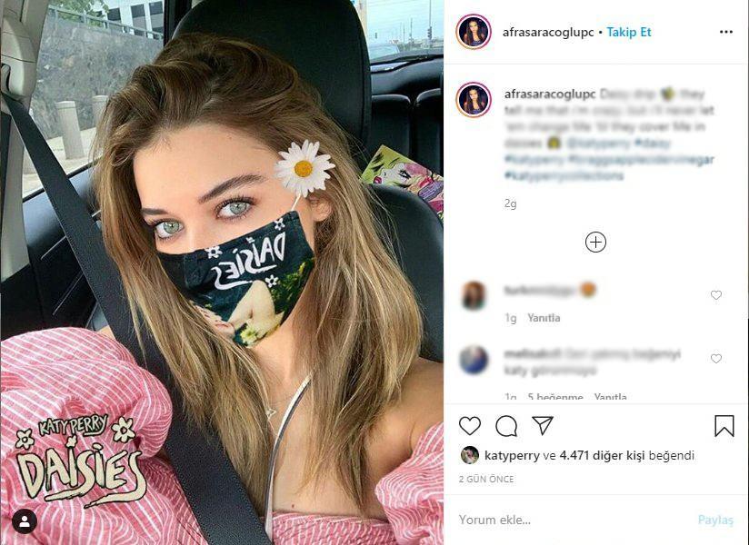 Katy Perrynin beğendiği paylaşım