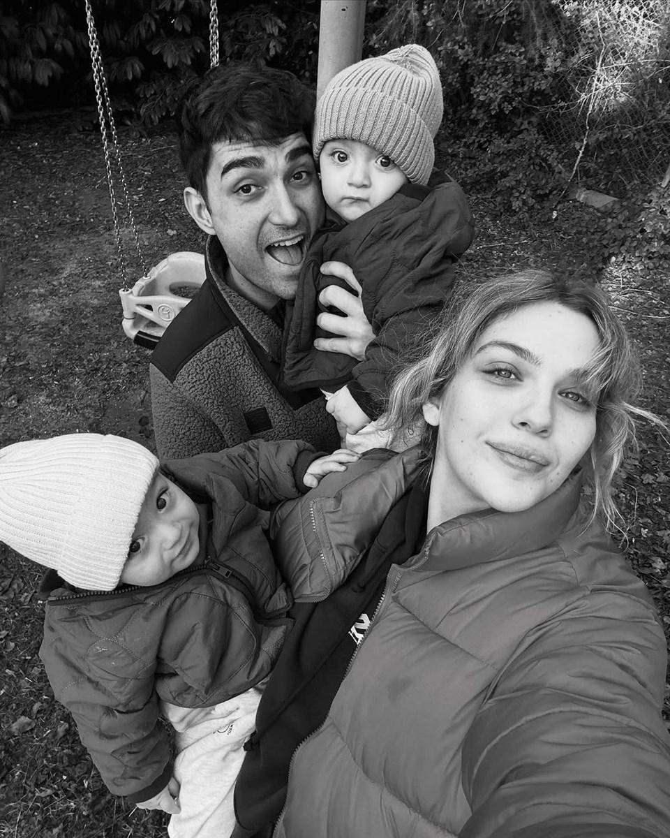 İdo Tatlıses Yasemin Şefkatli ve ikizleri