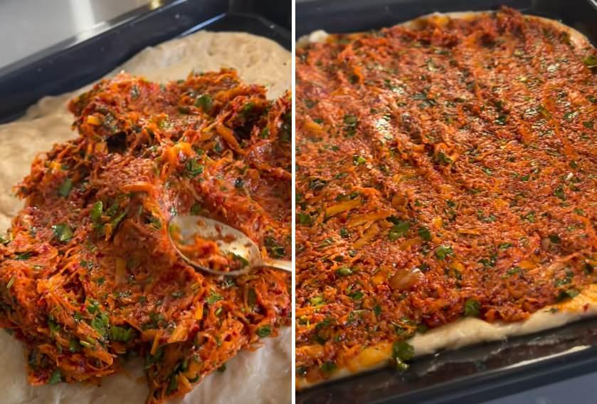 Patatesli pizza