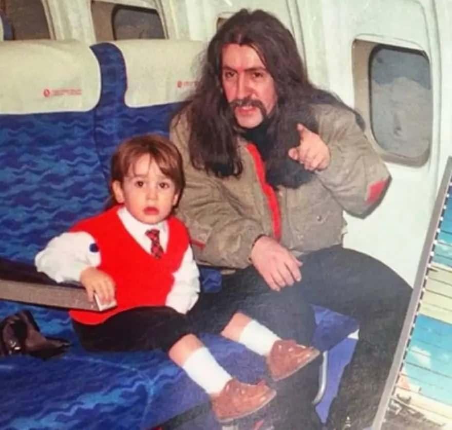Barış Manço ve oğlu Doğukan Mançonun çocukluğu