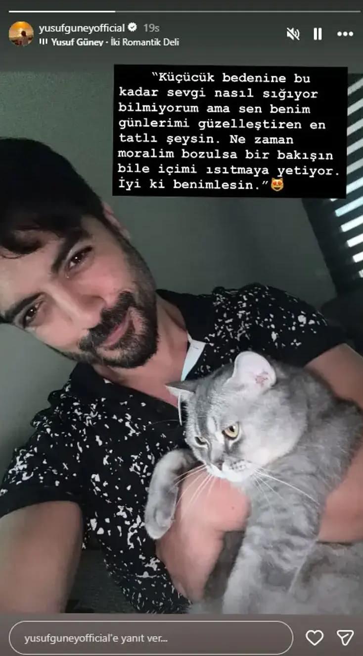 Yusuf Güney sosyal medya paylaşımı