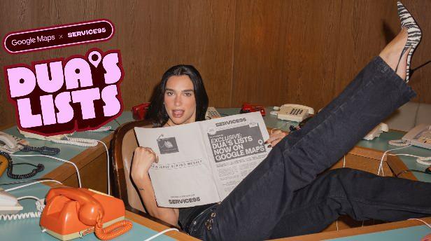 Dua Lipanın google haritalara endekselenen favori mekanları