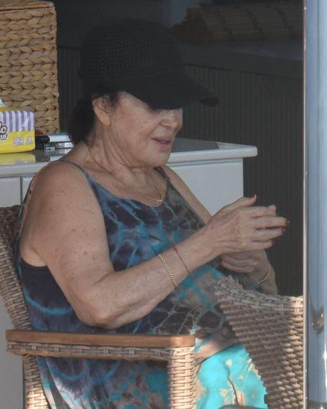 Türkan Şoray tatilde