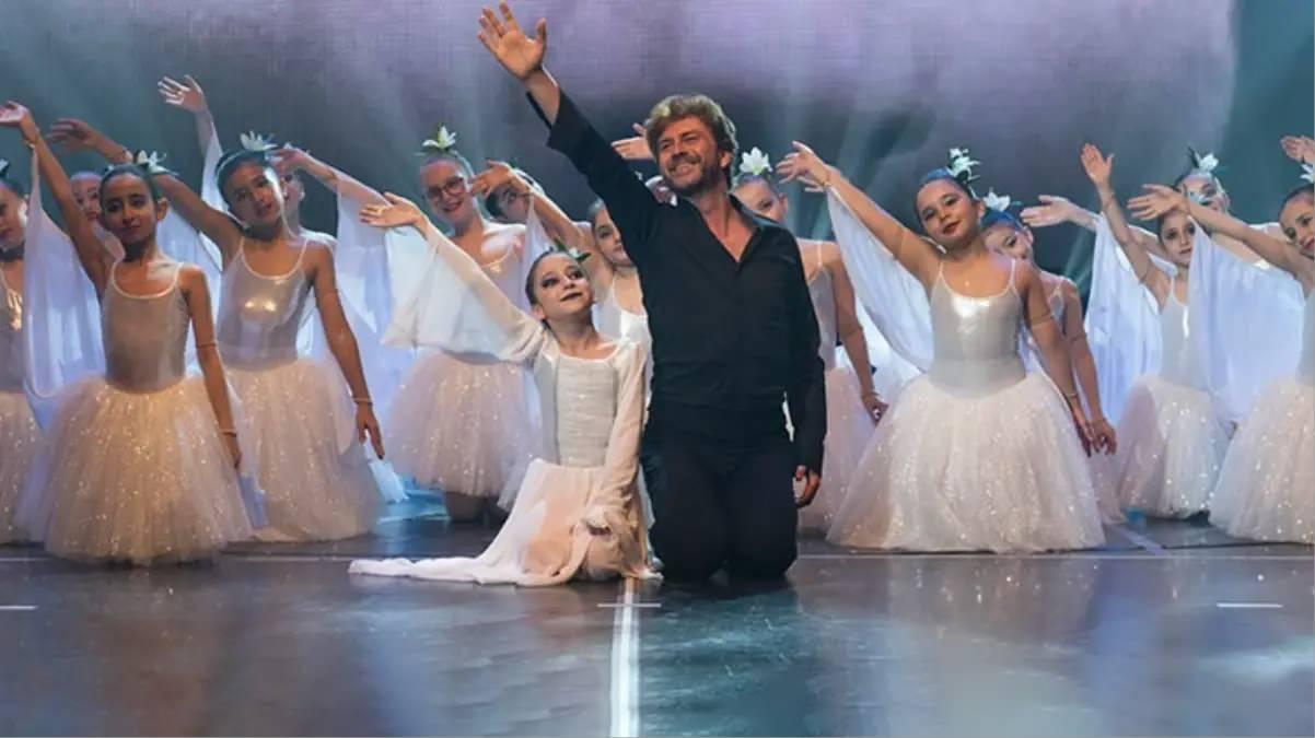 Tan Sağtürk, çocuklarla balede