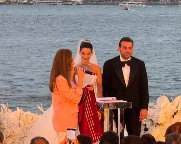 Serhan Kerim Adalı ile Aslı Lal Adalının nikahları kıyılırken