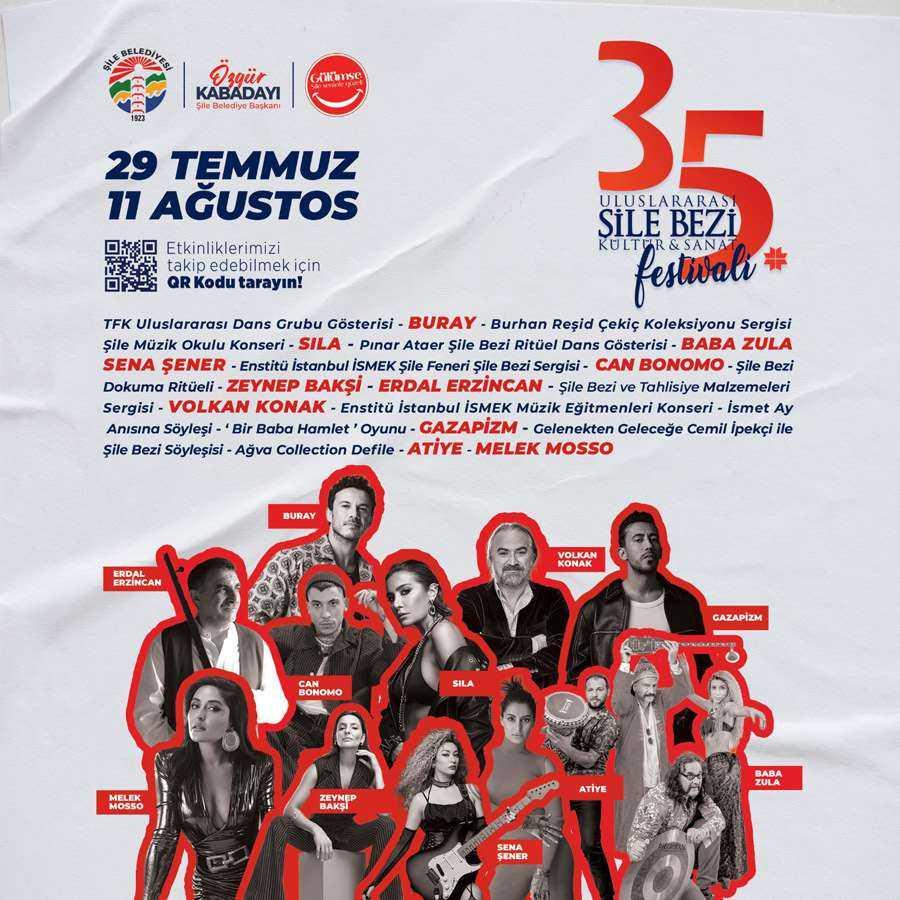 35. Uluslararası Şile Bezi Festivali afişi