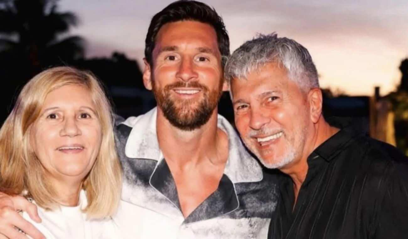 Messi, annesi ve babası