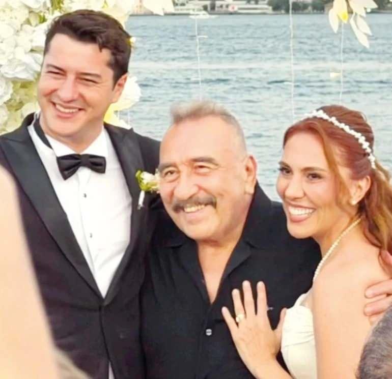 Ümit Besen, kızı ve damadı