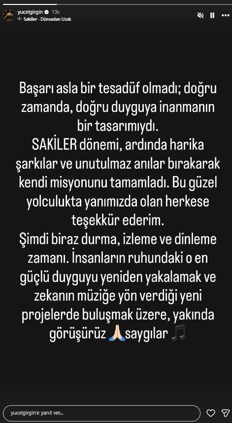 Yücel Girginin açıklaması