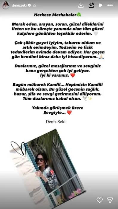 Deniz Seki açıklama