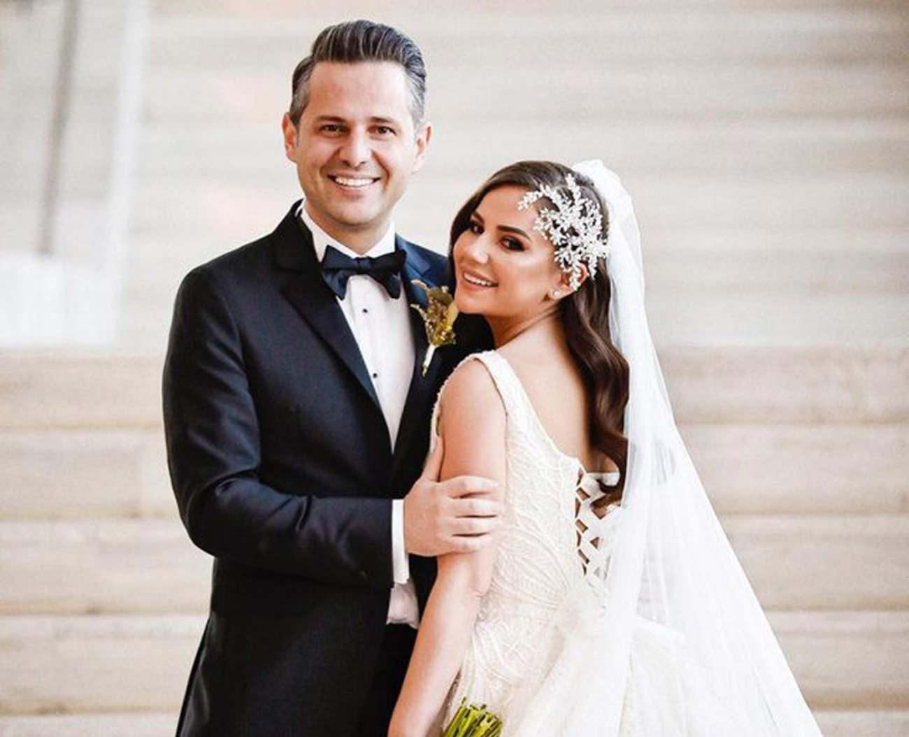 Merve Özbey ve eşi
