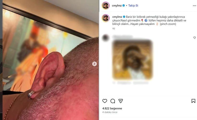 Cem Yılmazın sildiği paylaşımı