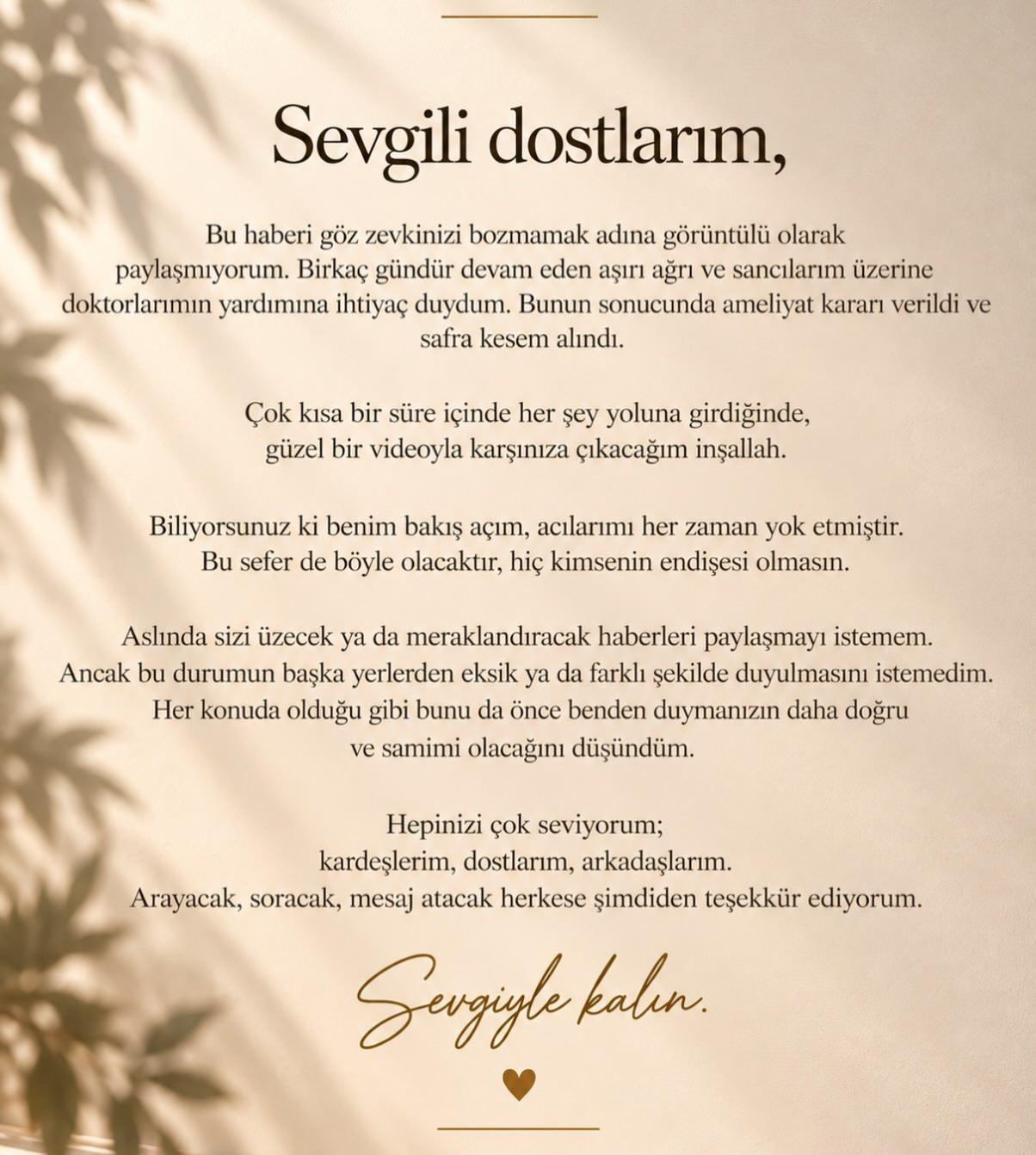 Metin Şentürkün paylaşımı