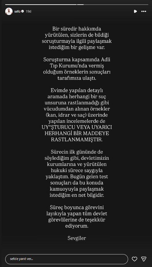 Sefonun paylaşımı