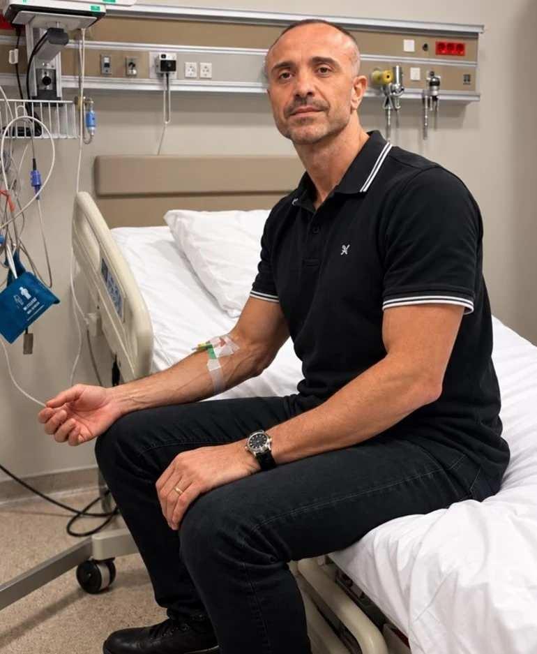 Okan Kurt hastanedeyken
