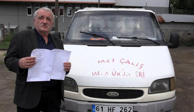 Trabzonlu s&uuml;r&uuml;c&uuml; cezayı g&ouml;r&uuml;nce k&uuml;&ccedil;&uuml;k dilini yuttu