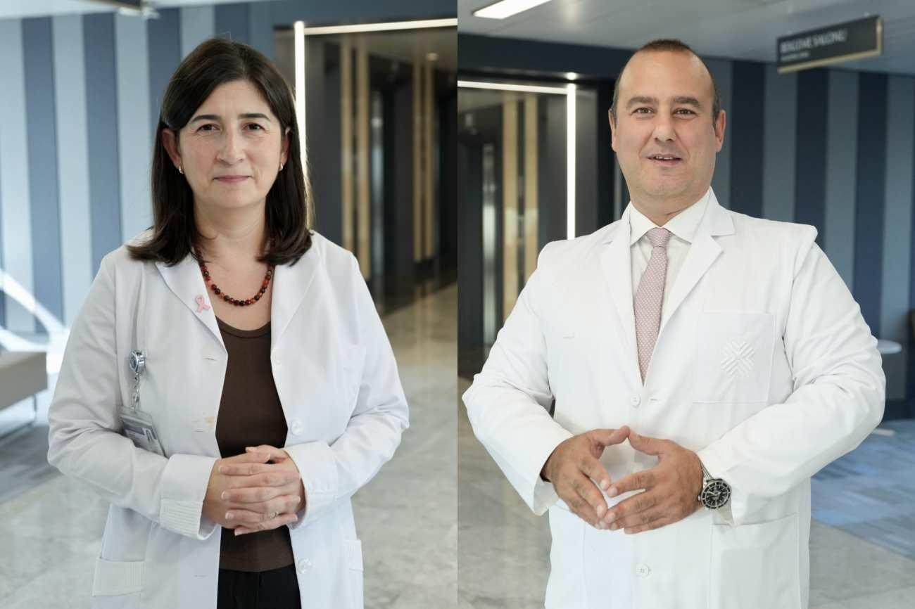 Medipol Bahçelievler Üniversite Hastanesi Radyoloji Uzmanı Prof. Dr. Ayşegül Akdoğan Gemici ve Meme Cerrahisi Uzmanı Doç. Dr. Sina Ferahman