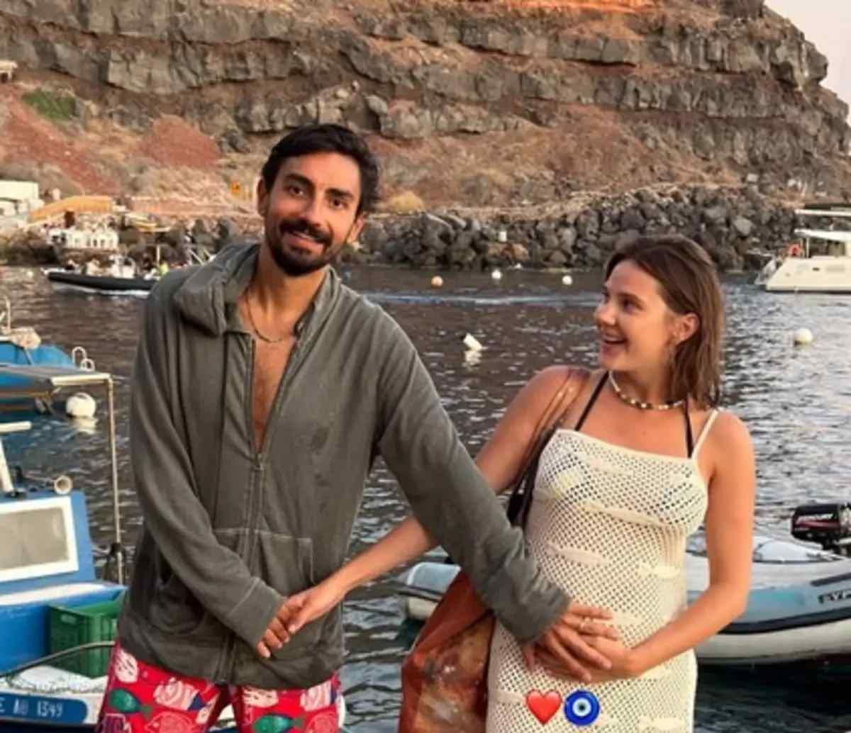 Umut Evirgen ve eşi Alina Boz