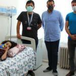 9 yaşındaki skolyoz hastası Yağmur şifayı Sivas'ta buldu!