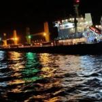 Bozcaada açıklarında korkutan gemi kazası