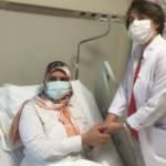 40 yaşındaki kadın hem kanseri hem koronavirüsü yendi! 