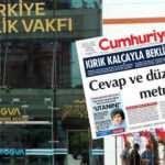 Cumhuriyet'ten TÜGVA manşeti: Cevap ve düzeltme metnidir