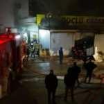 Yozgat’ta markette çıkan yangın korkuttu