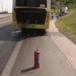 Yolcu dolu İETT otobüs yandı! Şoför kameralara tepki gösterdi