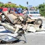 Antalya'da feci kaza: 1 ölü, 3 yaralı