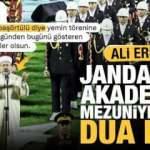 Diyanet İşleri Başkanı Ali Erbaş Jandarma Akademisi mezuniyetinde dua etti